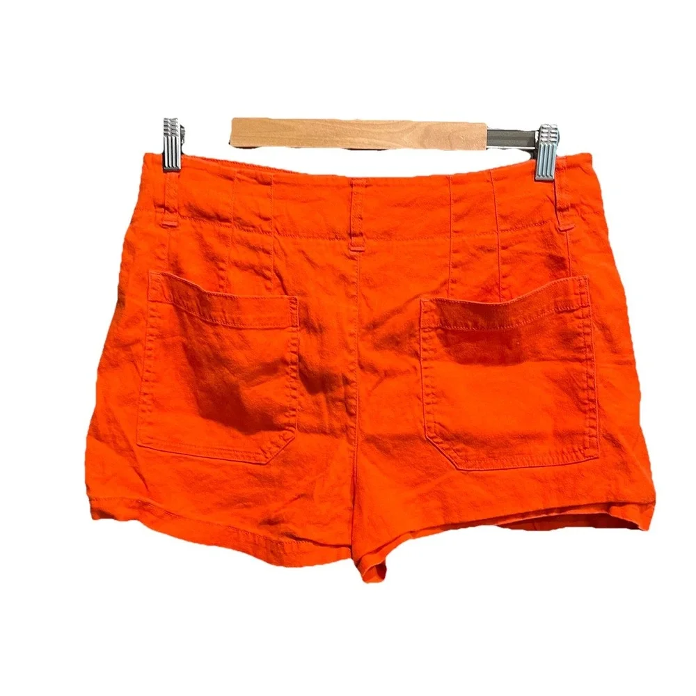 Maeve‎ Anthropologie The Colette Red Women's Shorts Size 32 - Picture 2 of 6